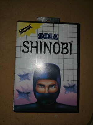 Shinobi (Sega Master, 1988) with manual