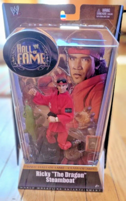 RICKY ''THE DRAGON'' STEAMBOAT WWE Hall of Fame 2009 FIGURE MINT IN PACKAGE MATTEL