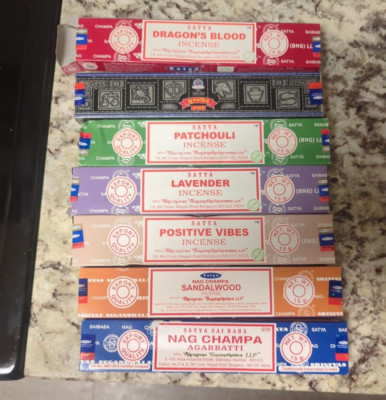 Incense Gift Set Nag Champa, Super hit, Dragon's Blood, Sandalwood, Patchouli