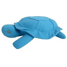 DEI Turtle Pillow Blue Throw Pillow 15" x 11" x 5" NWT