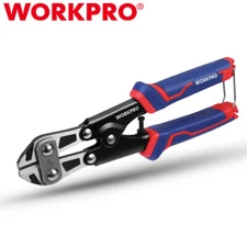 WORKPRO 8inch Heavy Duty Mini Bolt Cutter Spring Loaded Wire Cutter Upgrade Grip