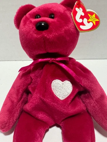 Vtg. TY Beanie Baby Valentina the Red Bear-orig tags-DOB 2-14-1998