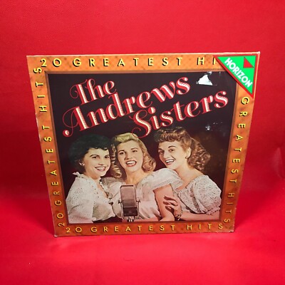 THE ANDREWS SISTERS 20 Greatest Hits 1987 vinyl LP best of Rum And Coca Cola