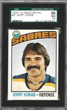 1976 OPC #27 JERRY KORAB SGC 86 OR 7.5 NRMT+ - HIGH GRADE CARD !!!!!!