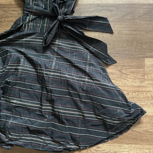 Max and Cleo Formal Black Dress Size 4 Ruffle Fit & Flare Cocktail Wedding Black - Picture 3 of 24