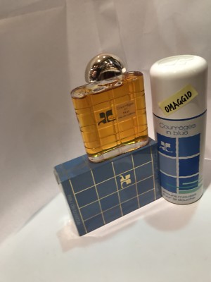 COURREGES IN BLUE Eau de Toilette 50ml Splash ERSTAUSGABE + Geschenk (RAR)