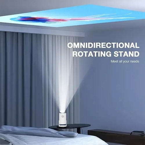 Mini Projector - Portable Home Theater, Smart WiFi & Wireless, Adjustable Screen - Picture 8 of 11
