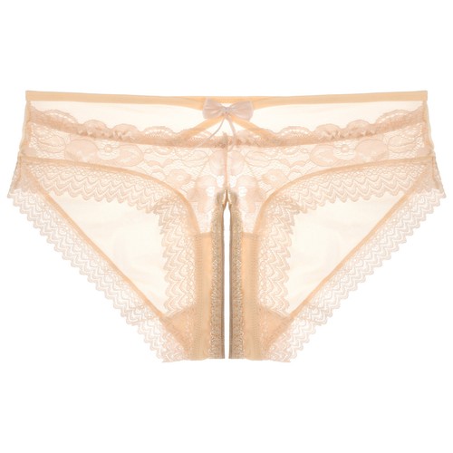 Men's Sheer Lace Briefs Low Waist Pouch Underwear Open Crotch Crossdress Panties - Picture 58 of 80