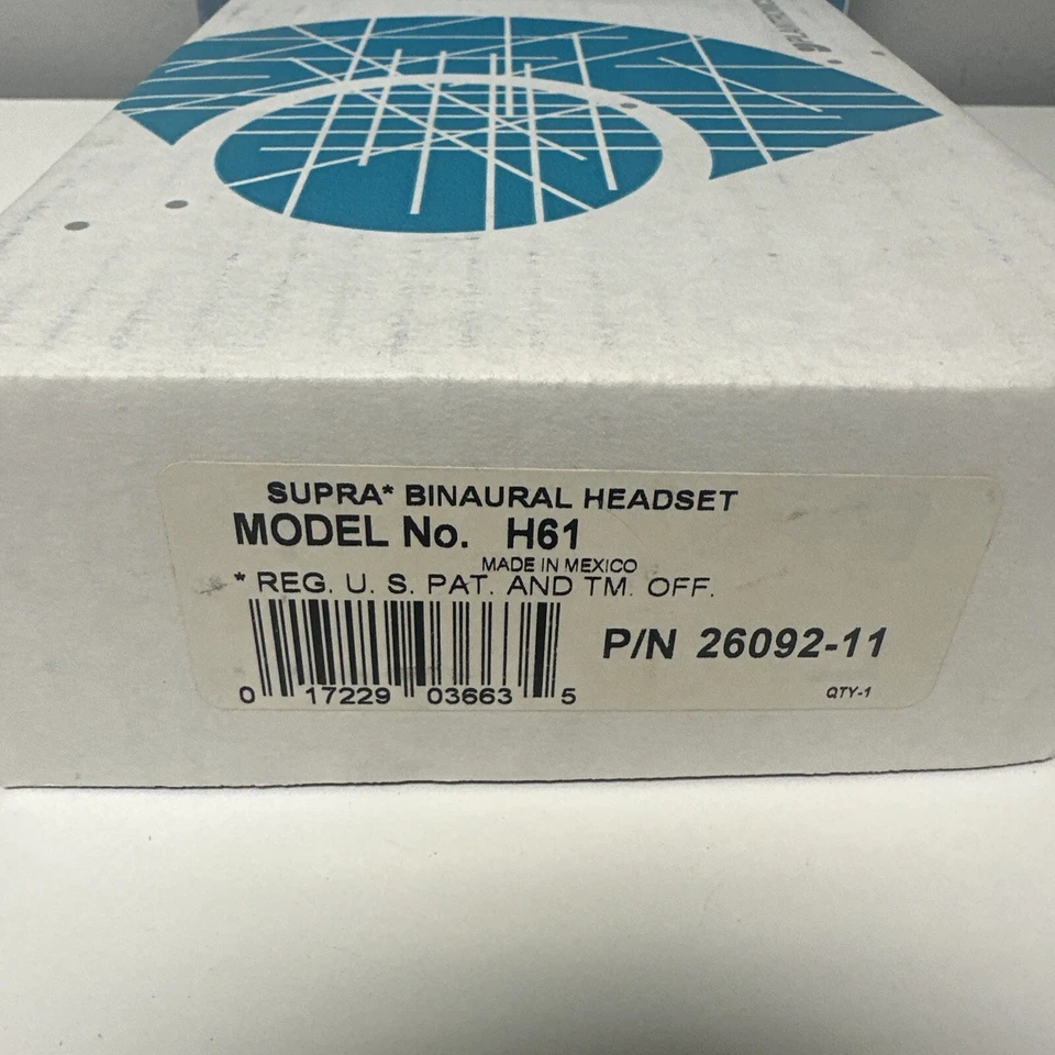 Plantronics H61 Supra Plus Binaural Headset - Image 2 of 3