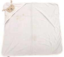CHILD OF MINE HOODED BABY TOWEL; Baby Lamb, 30" x 29"
