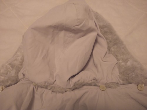 WOMENS BROMLEY SPORT Size Med THERMOLITE CREAM /Beige FOX TRIM REMOV HOOD JACKET - Picture 7 of 12