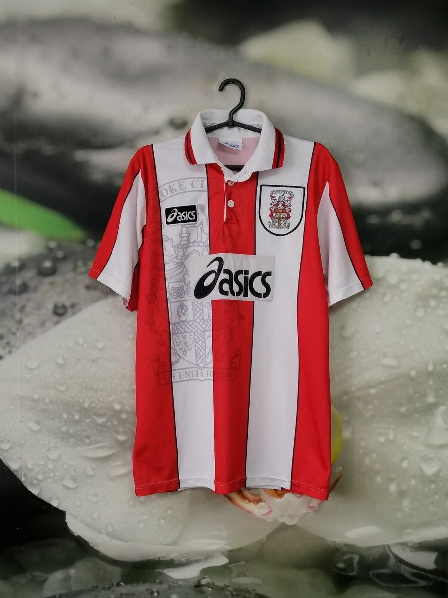 Stoke City 1996 - 1997 vintage home football shirt jersey ASICS