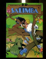 SALIMBA 1 3-D (9.2) SEXY GOOD GIRL ART BLACKTHORNE PUB. (B075)