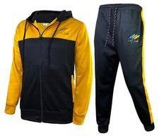 Mens Tracksuit Set Fleece Hoodie Top Bottoms Joggers Gym Track Suit Jogging Set