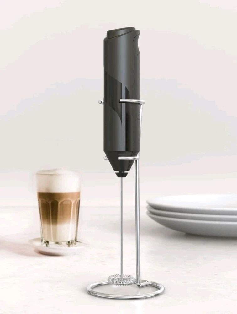 Milk Frother With Stand ,Hand Held,Mixer,Whisk Egg Beater,Foamer,Coffee Mixer.