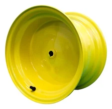 Antego Wheel Set of 2 12x7 Wheels, Compatible with John Deere Models, JD Yellow