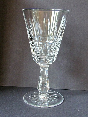 WATERFORD CRYSTAL KYLEMORE 5½" WHITE WINE GLASSES - SIGNED (12089)