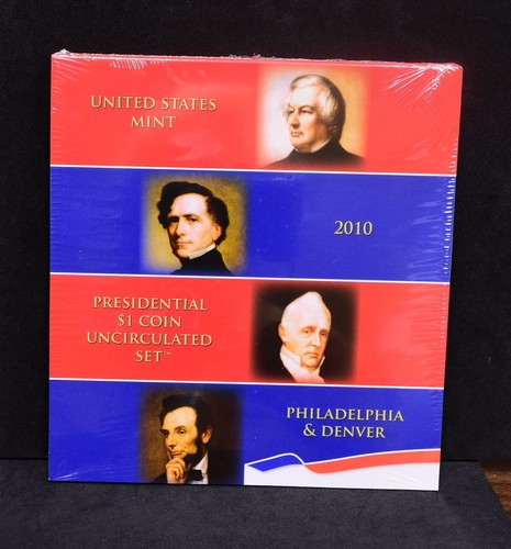 2010 P&D Presidential $ 1 Münze unzirkuliertes Set, 8 Münzen, neuwertig versiegelt (#229)