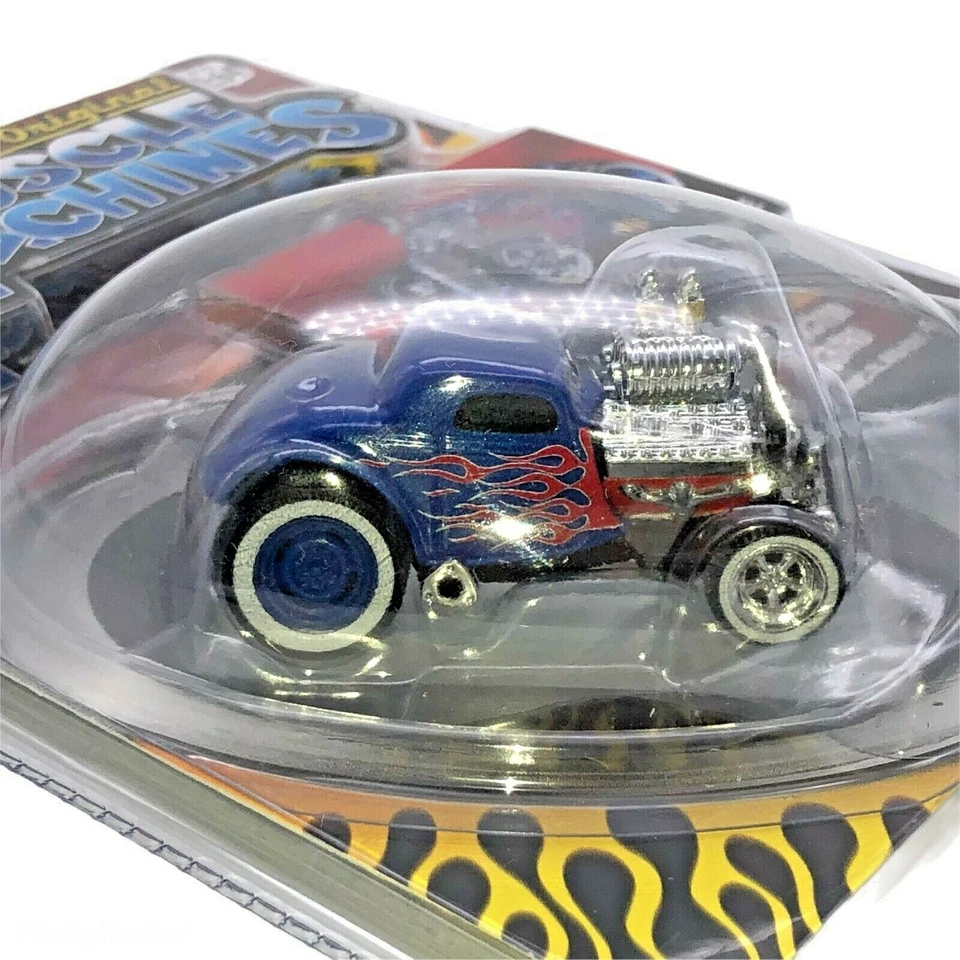 The Original Muscle Machines 1933 '33 Ford Coupe Car Blue Diecast 1/64 Series #3 - Image 4 of 4