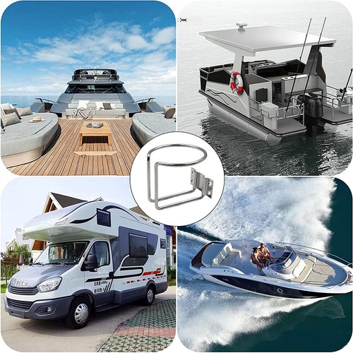 2Pack Marine Stainless Steel Ring Drink Cup Holder for Car /Boat/Yacht/Truck RV - Picture 9 of 12