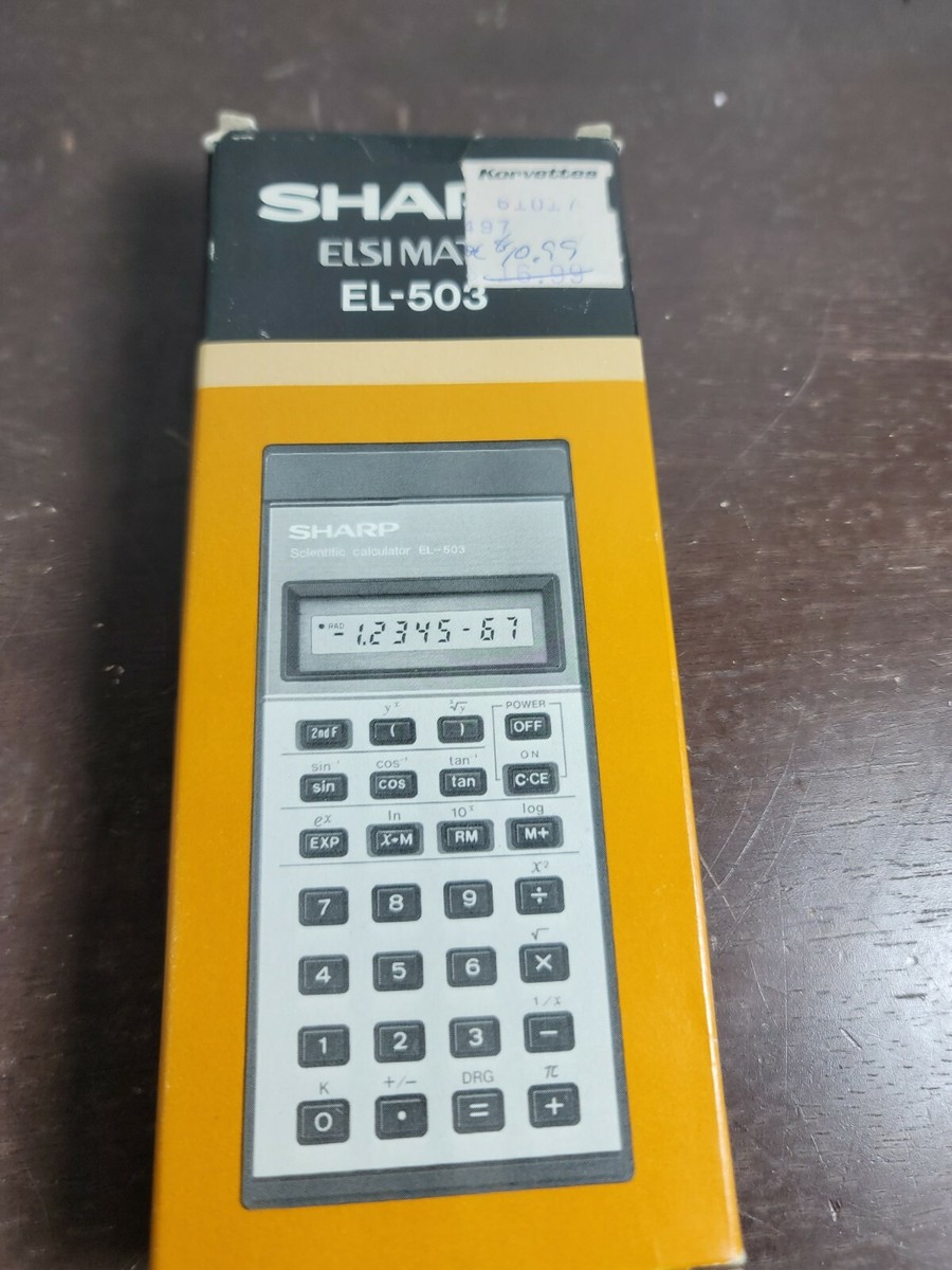 Vintage Sharp Elsi Mate EL 503 Calculator | eBay
