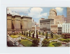 Postcard Union Square  San Francisco California USA