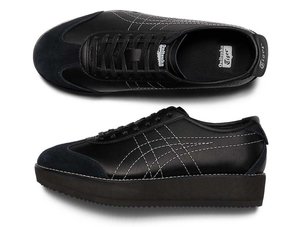靴 MEXICO 66 CHUNK (Black) Onitsuka Tiger Sneakers MEXICO 66 CHUNK 1183C389.001 BLACK