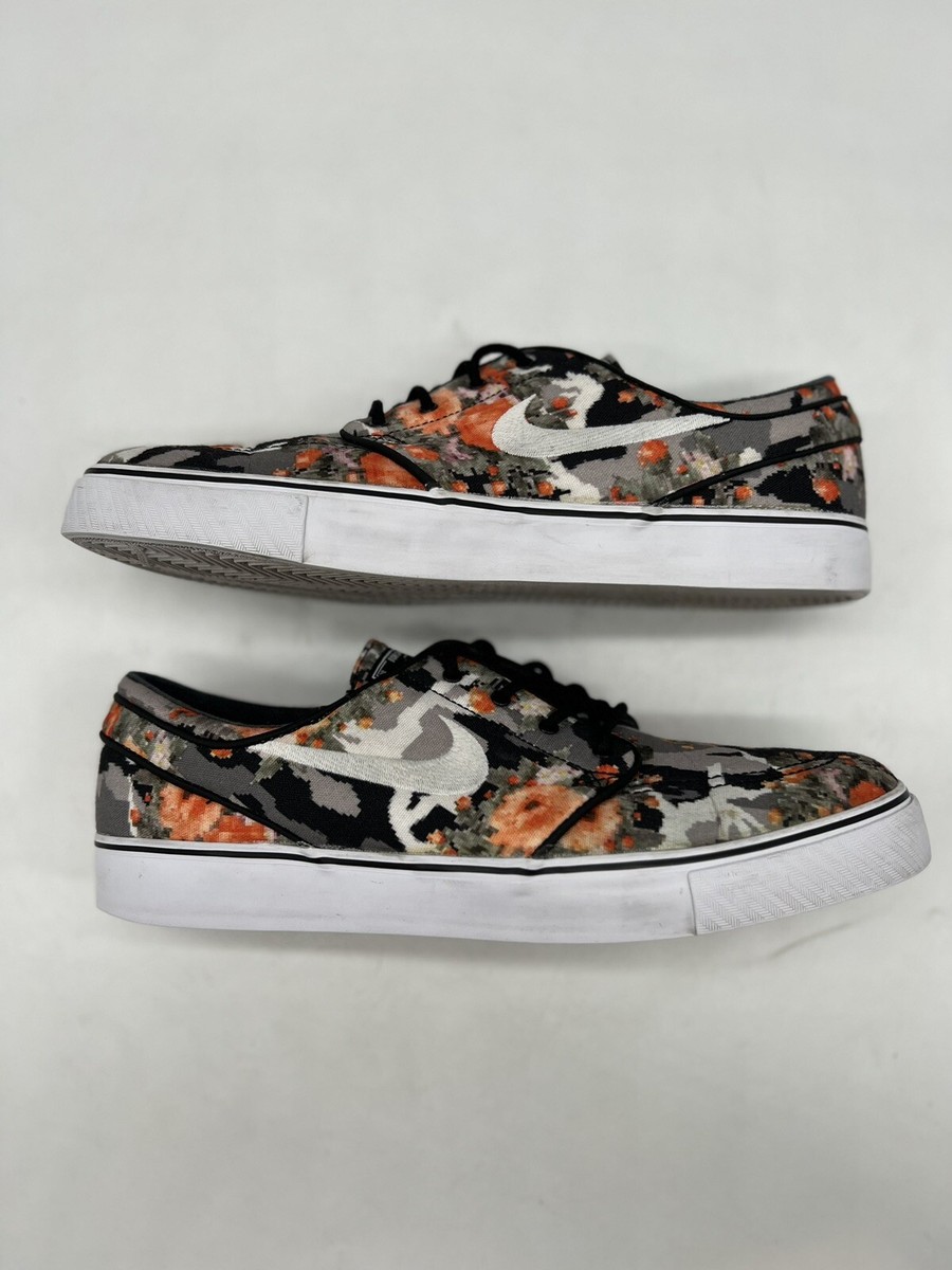 Nike Zoom SB Stefan Janoski Men Sz 13 Digi Floral Mandarin Camo