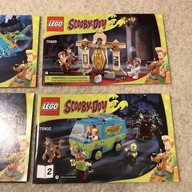 Lego Scooby-Doo 3 Sets of Building Instructions Manual Books 75900 75901 75902