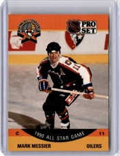 1990-91 Pro Set Mark Messier Q Edmonton Oilers #349