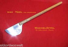 Wachsl&ouml;ffel f&uuml;r Akkordeon Wachs Rep.,colher, cuchara de cera, accordion Wax Tool