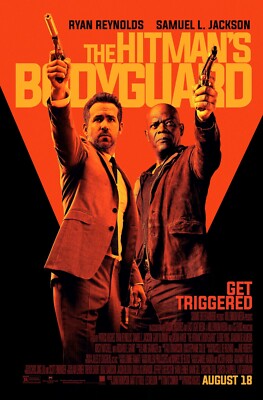 Same Day Shipping THE HITMAN'S BODYGUARD Ryan Reynolds Borderless 11x17 ...