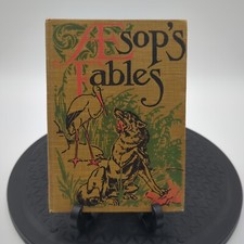 The Fables of Aesop Hardcover VTG Novel Books Charles Graham