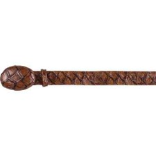 HANDMADE LOS ALTOS BROWN GENUINE PIRARUCU FISH WESTERN COWBOY BELT