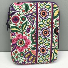 Vera Bradley Tablet Sleeve Case Padded Viva La Vera Travel Protective 10.5 inch