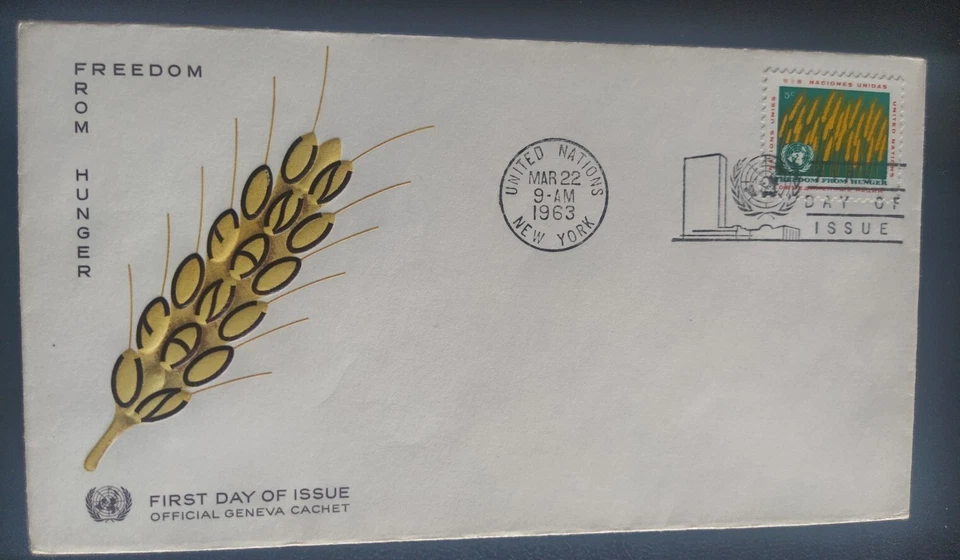 Cover First day Enveloppe premier jour Oblitéré New-York Nations unies 1963 - Photo 1/1