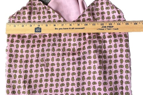 Brooks Brothers Red Fleece Top Womens Pink Paisley Silk lined Camisole Tank Top - Picture 6 of 9