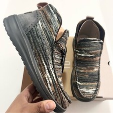 Nwt Hey Dude | Denny Tie Dye Brown Suede Boots Womens Size 6