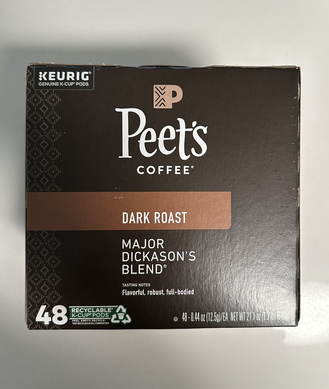 Peet's Coffee 144 K-Cups Major Dickason&rsquo;s Blend, Dark Roast, Keurig Pods