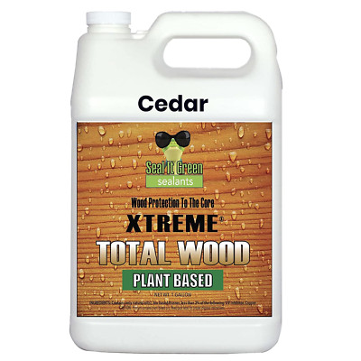 Extreme Total Wood Cedar - Long-Lasting Non-Toxic Wood Sealer for All Types
