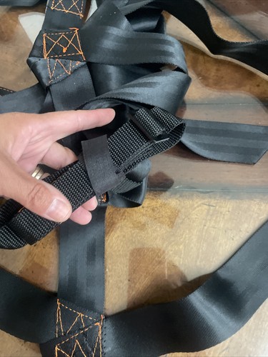 SNIPER TREE STAND HUNTING SAFETY HARNESS ADJUSTABLE 300# STRAP FALL ARREST LOT 2 - Picture 3 of 5
