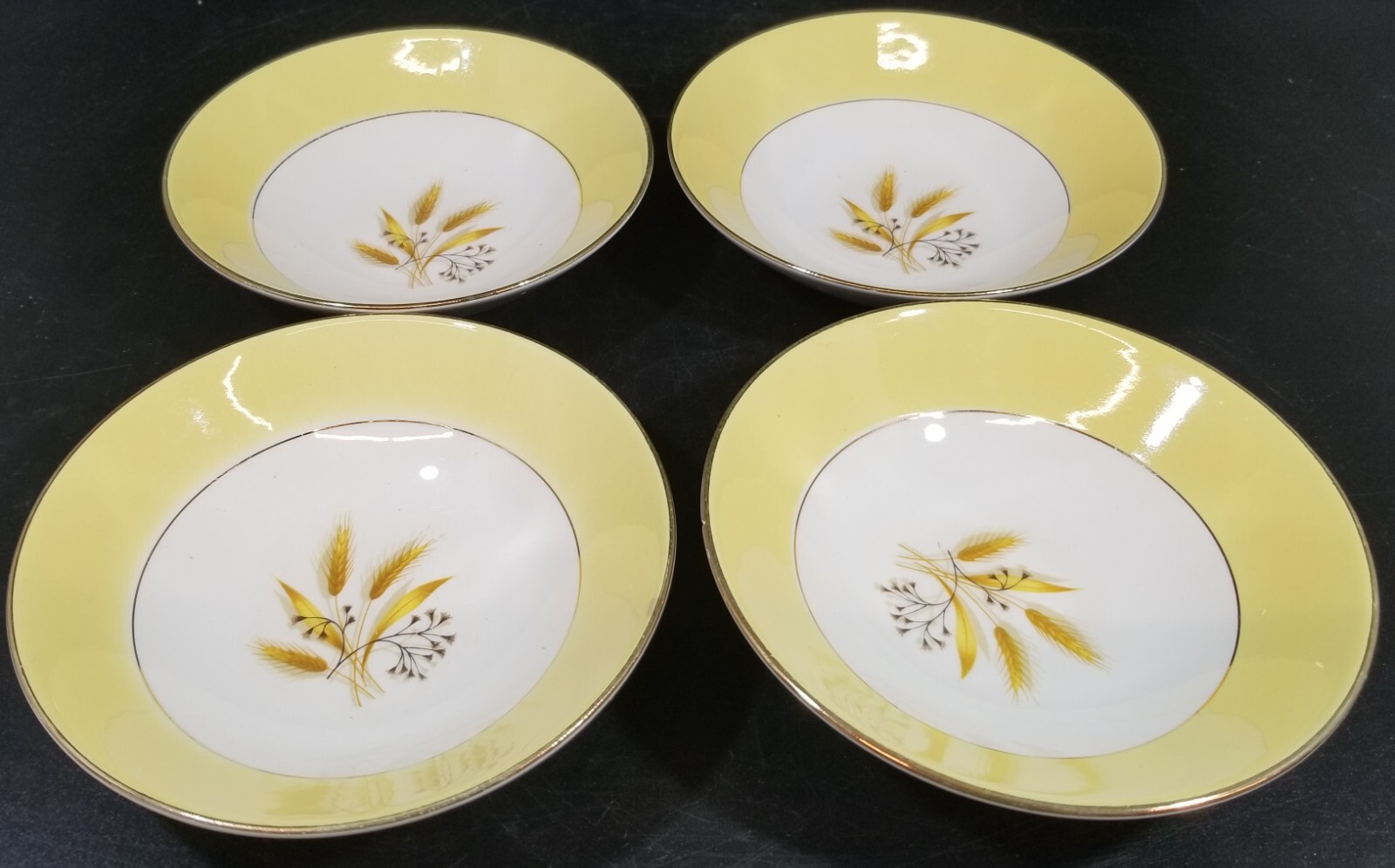 Set of 4 CENTURY SERVICE Autumn Gold Dinnerware Fruit Bowl 5 1/2" eBay