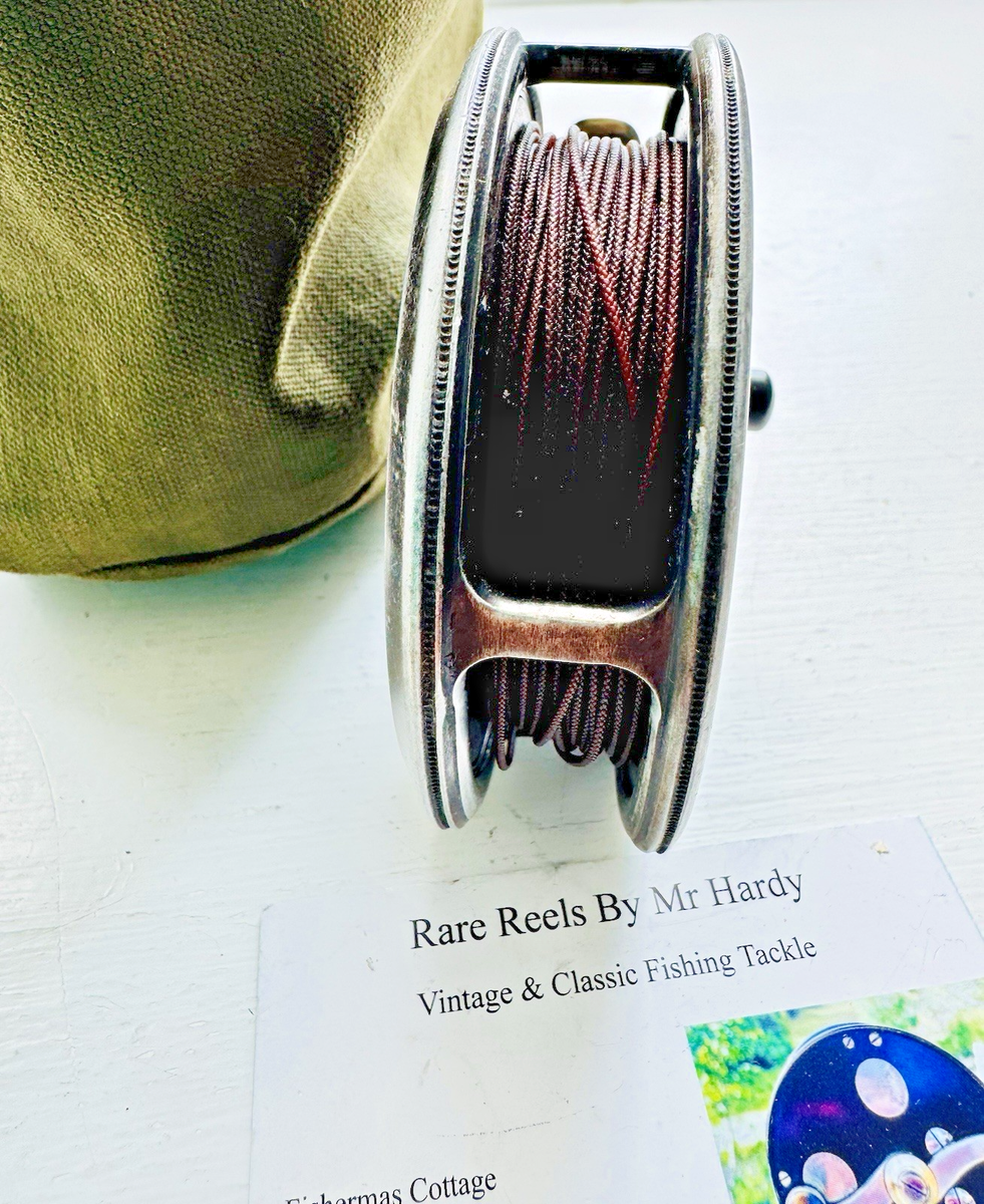 Vintage Hardy The Uniqua 3 3/8 Inch Trout Fly Reel Dup Mk 2 Check
