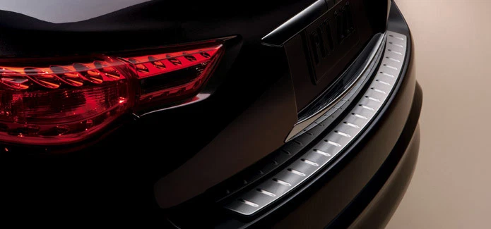 Protector de parachoques trasero de acero inoxidable para Infiniti FX35 FX50 FX QX70 OEM 999T6-EV000 Foto 2 de 4