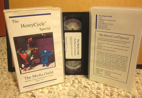 HENRY CYCLE SPECIAL recycling clay cartoon VHS educational Natural Resources - 第 1/3 張圖片