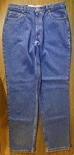 Women  s Gap Blue Jeans Pants Stonewash Classic Cut 35 Size 16 Reg New With Tags