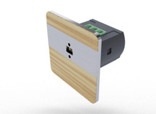 F&F DRL-12 50 Laser Bewegungsmelder Lichtschranke Treppen Satin Kiefer