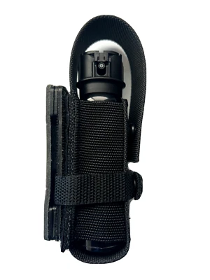 NW SELF DEFENSE PRODUCTS Pepper Spray Holster, Nylon - With Detachable Belt Attachment (Fits 4 oz)