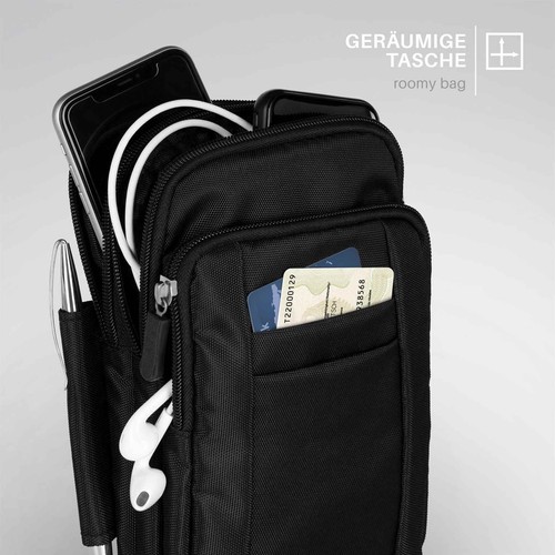 Handy Umhängetasche für Xiaomi Mi Mix 3 Gürtel Tasche Etui Cover Gurt Handyhülle - Bild 2 von 8