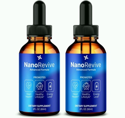 (2 Pack) NanoRevive Liver Support Healthy Liquid Drops, Nano Revive Droppers